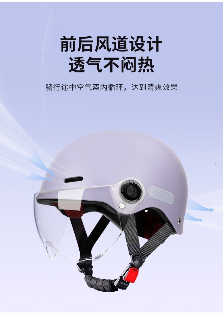 Foreign trade style electric motorcycle helmet, men's electric scooter half helmet, women's all-season sun protection safety helmet