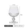 Import glossy diamond crystal, retro wineglass, cup