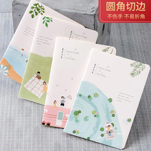 B5大本子韩版学生小清新笔记本横线日记本作文记事本车线本批发