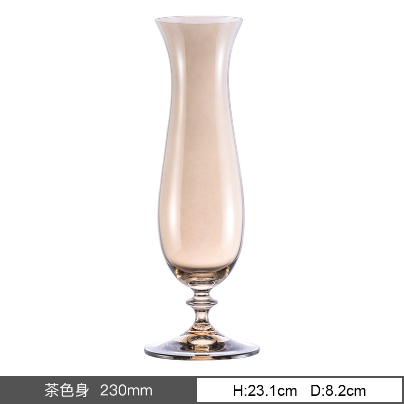 Checo Lexus vase de cristal sin plomo de alta calidad lujo ligero decoración de la sala de estar dormitorio decoración hidropónica decoración mayorista