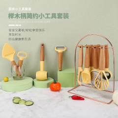 キッチン補助ガジェットセット肉ハンマーy型瓜削り栓抜き器ピザ輪掘り瓜嚢器もち