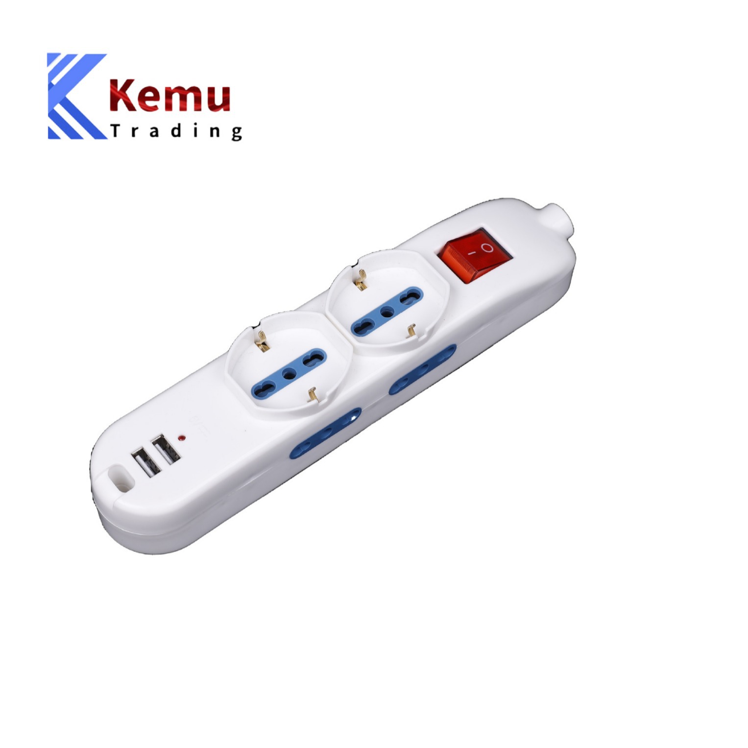 外贸意大利标多面多孔带总控开关拖线板751106 带USB接口751106UC