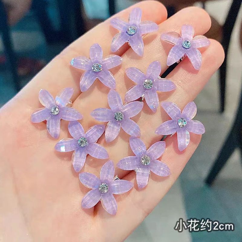 Los niños updo pelo hebilla niña linda horquilla princesa Super hadas guisantes hebilla pequeña flor pelo clip tocado accesorios para el cabello