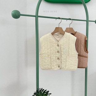 Baby vest autumn and winter Korean style children's clothing baby vest autumn clothing children's Korean style vest boys and girls jacket