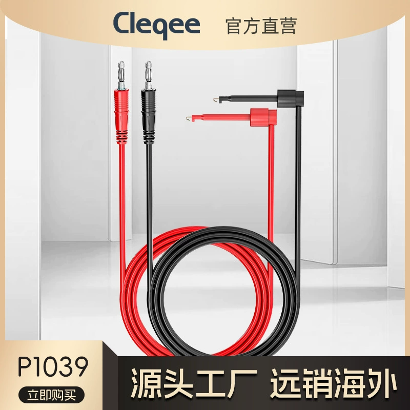 Инжекционно-формованный кабель-переходник с разъемом типа «банан» 4 мм для тестирования, кабель для подключения к тестовому крючку, любая длина