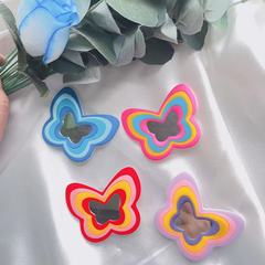 Personalized Soft Silicone Butterfly Phone Airbag Stand, Mirror Makeup Portable Phone Adhesive Lazy Stand Wholesale