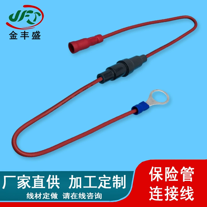 SM2.54 terminal line to large current fuse connecting copper nose welding wire battery connection line