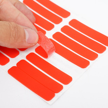 红色防滑硅胶垫片 减震圆形黑色橡胶脚垫 静音耐磨加厚网格硅胶垫
