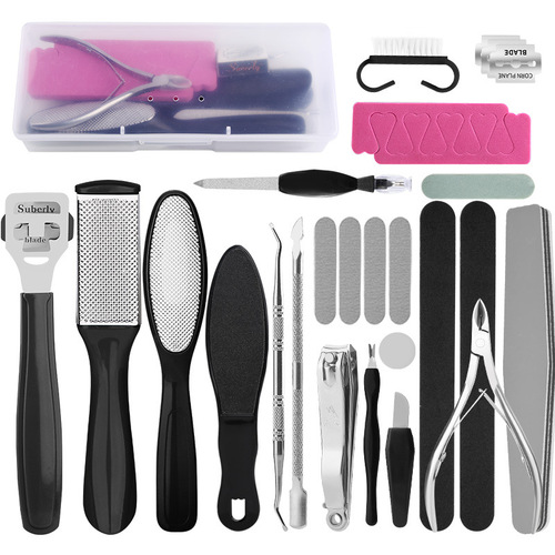 Foot scrubber to remove dead skin, foot grinder, heel callus file, foot scraper, foot scraper, pedicure planing tool set