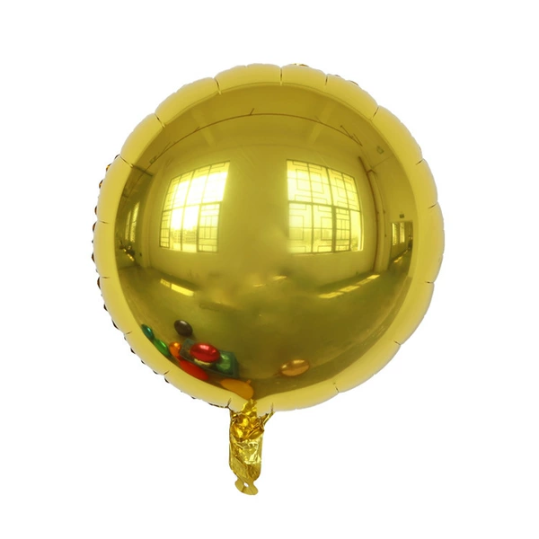 18 inch round ball gold