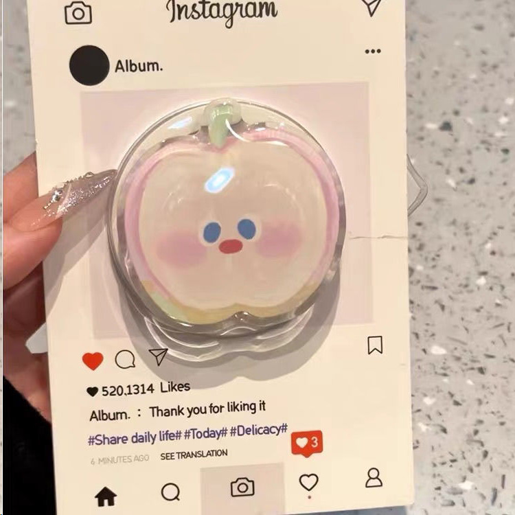 Blush Emoji Apple-Magnetic Stent (en inglés)