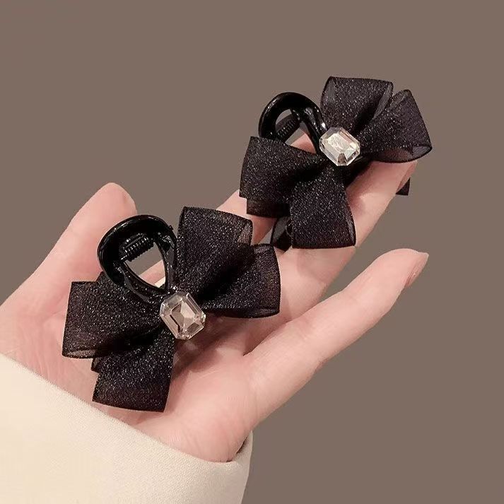 High-grade Headwear Small Grab Clip Side Hairpin small size Front Clip Women's Bangs Clip Bow Hair Accessories Pontail Clip