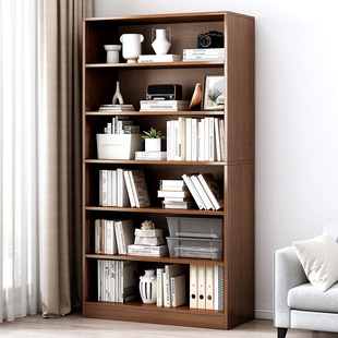 Bookshelf Storage Rack Floor Living Room Display Cabinet Office Picture Book Storage Rack Simple Household Student Bookcase