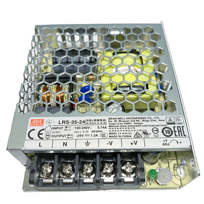 LRS-35-24明纬电源35W单组输出电源供应器