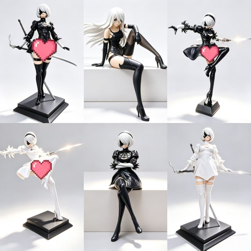 Cross-Border/Labelable and Drop-Shippable Nier: Automata 9S Figure Yorha 2B Anime-Style Beautiful Girl Figurine Cross-Border/Labelable and Drop-Shippable Nier: Automata 9S Figure Yorha 2B Anime-Style Beautiful Girl Figurine
