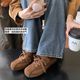 Kushan Blogger ~ Retro Lace-up Velcro Casual Forrest Gump Shoes Women's 2025 Spring and Autumn New Ballet Training Shoes