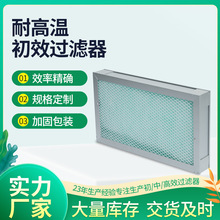 厂家定制初效过滤器新风柜铝板框空气过滤器耐高温初效板式过滤器