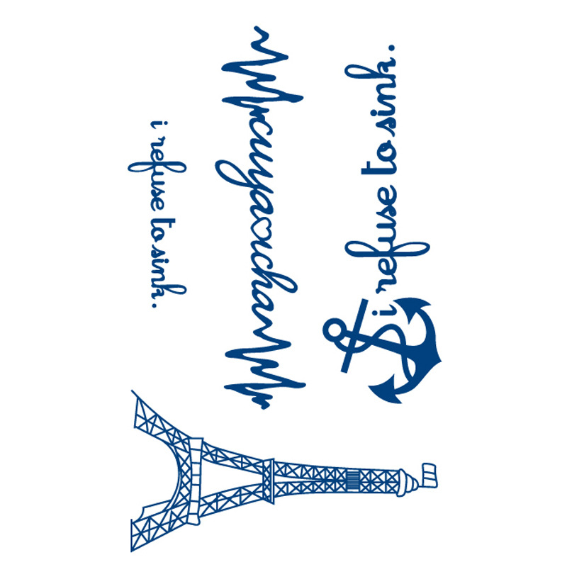 ジュースの紋章はネットの赤い紋章を貼って15日間の現物の卸売りの草本の植物の半永久の刺青のシールを持続します。