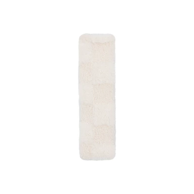 Seat belt shoulder pad Pad Simple Car-Use Soft Anti-Strangling - beautiful-personality-shoulder-pad-white