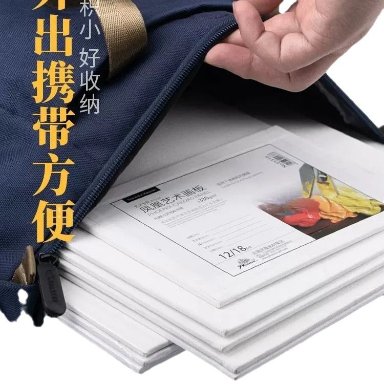 Phoenix material de pintura puro algodón Lino tablero de dibujo redondo oval lienzo tablero cuadrado acrílico pintura práctica pintura