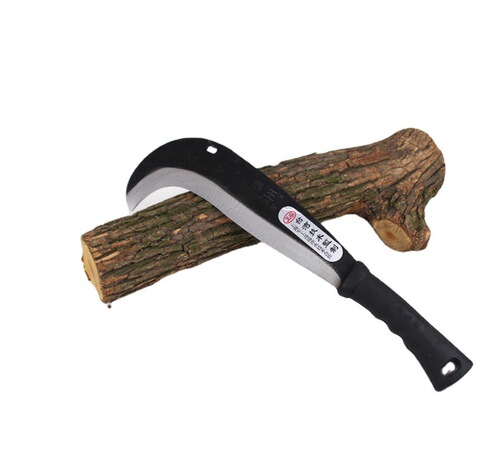 Chaiwang wooden handle manganese steel small axe, farm use cutting and chopping two-in-one knife, outdoor felling small curved knife, hook knife, sickle 
