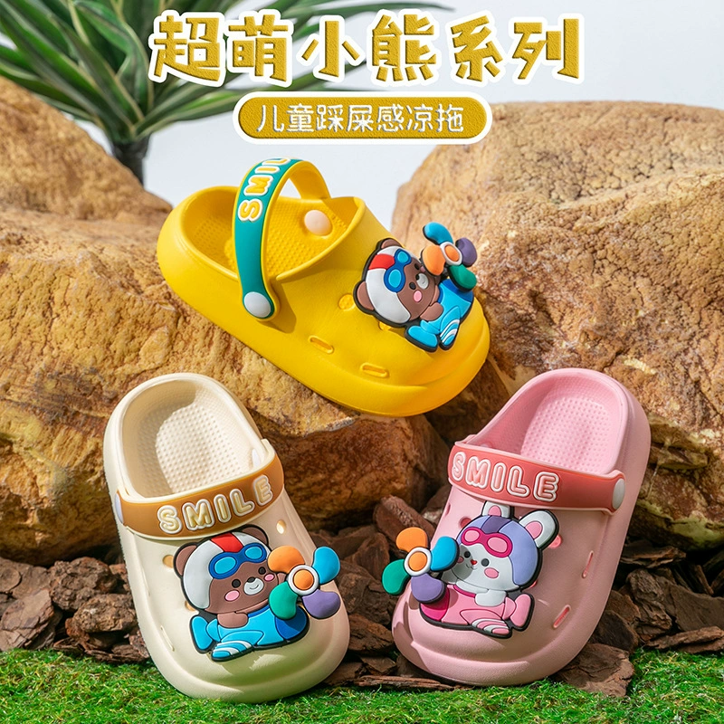 Детские пещерные туфли для детей с летними тапочками