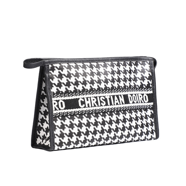 capacious handheld cosmetic bag