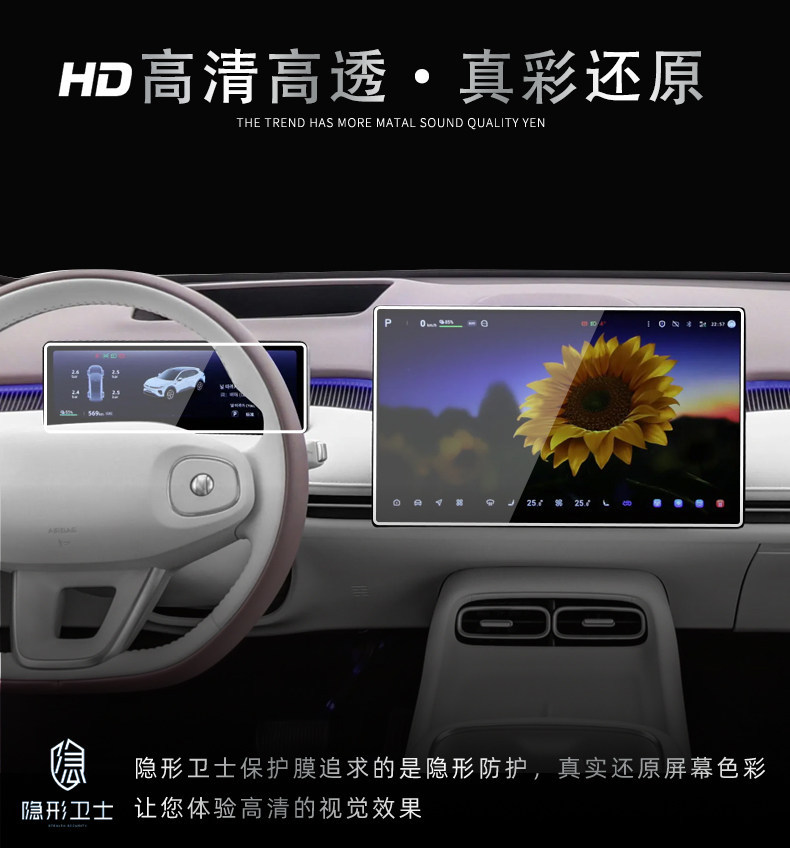 Suitable for Changan Qiyuan Q06 central control navigation instrument interior display screen protective tempered film car accessory modification