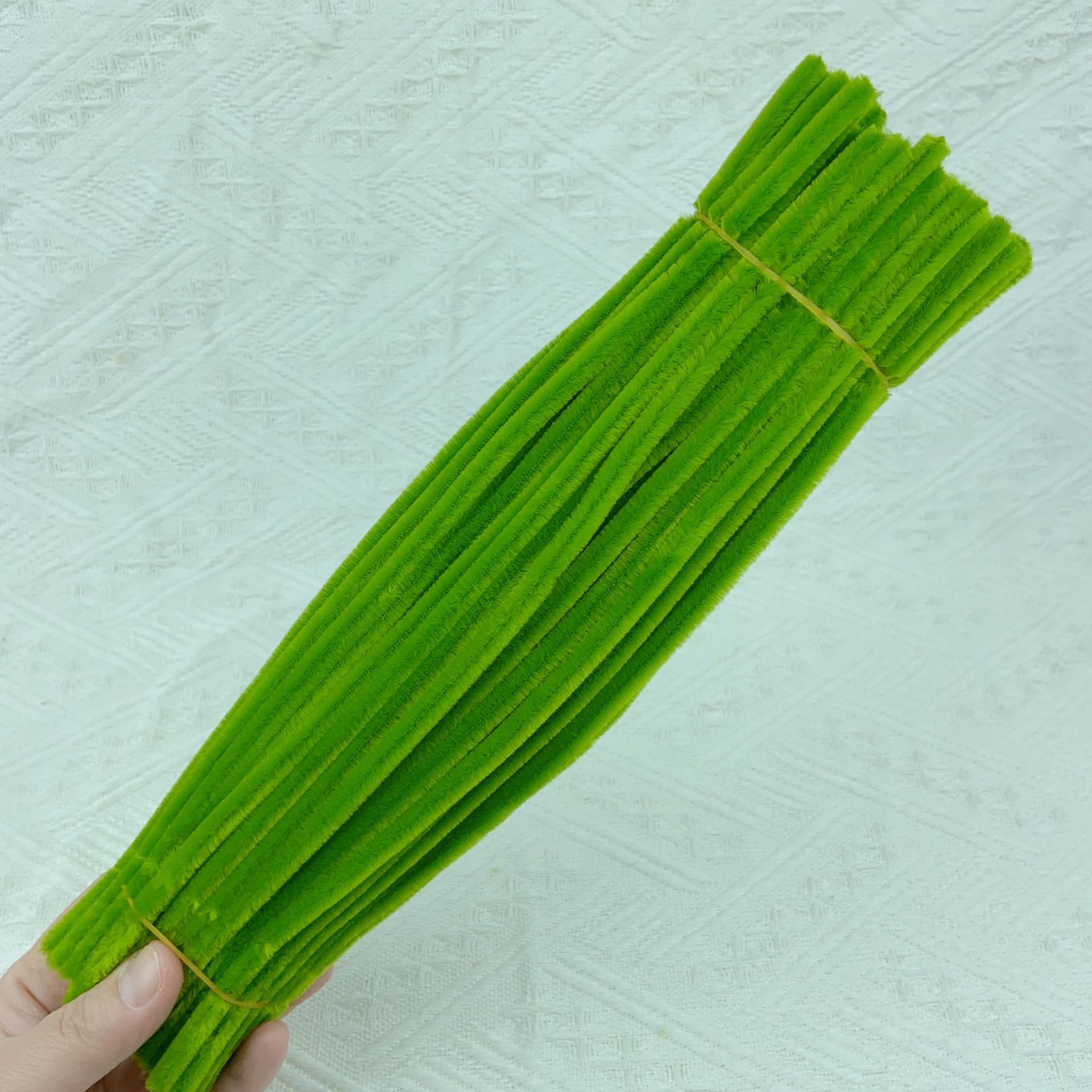 Twisted stick macaron color súper denso hecho a mano tiras de lana niños DIY juguetes educativos arte ramo paquete material al por mayor