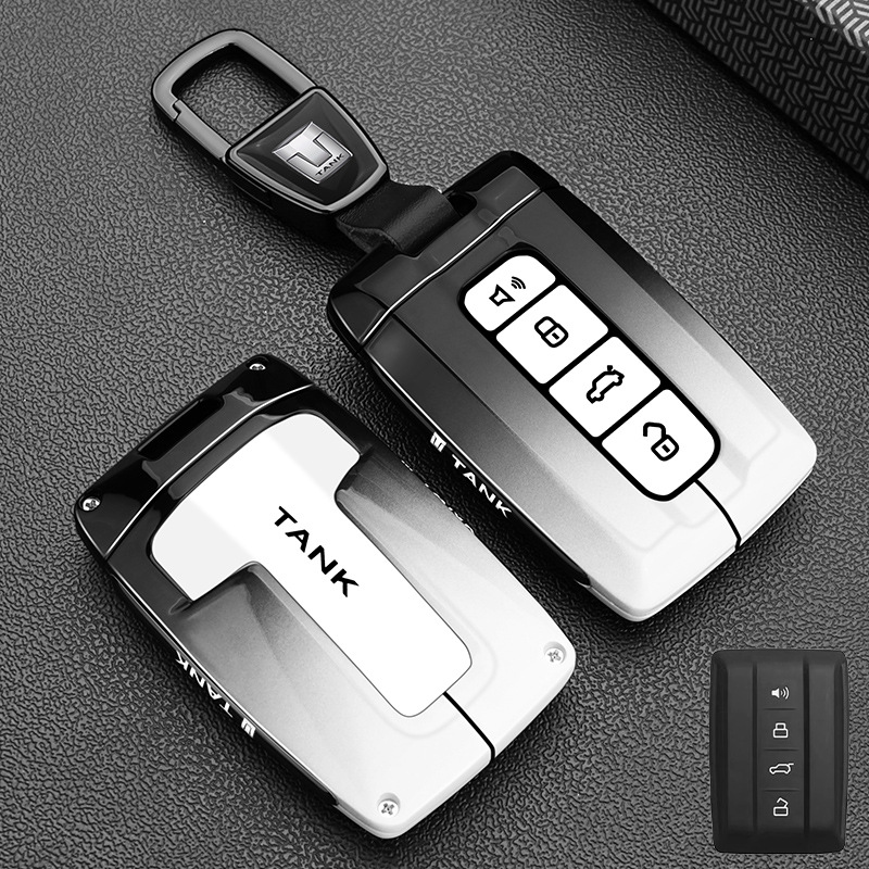 Tank [metal buckle] ink white