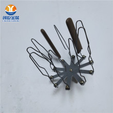 涂装喷油旋转喷漆线弹线挂具 手喷方底平片配钢线电子咽喷涂夹具