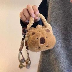 手作りニットのぬいぐるみのイヤホンのカバンの小銭入れ