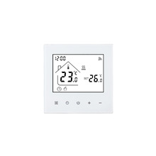 厂家批发涂鸦智能wifi地暖温控器 带编程APP水地暖壁挂炉温控面板