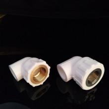 PPR管件管材新料内丝弯头内丝内弯加厚型管件丝不沾模头生产批发