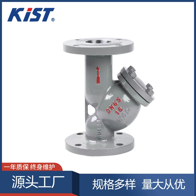 Фильтр Y-образный из литой стали WCB, фильтр для канализационных сточных вод из углеродистой литой стали, фильтр Y-образный с фланцем GL41H-16C