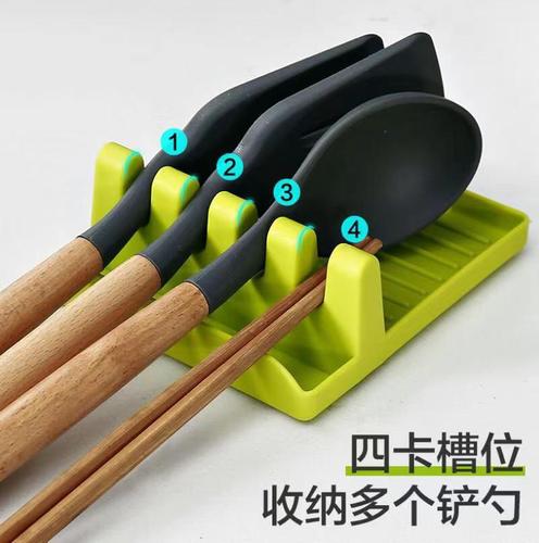 Factory direct supply multi-functional wall-mounted storage rack spatula rack spoon chopstick storage rack kitchen stove pot lid rack