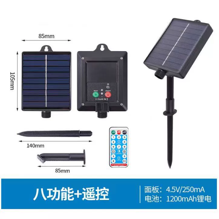 Accessories solar-powered charging, travel transformer, 24v, remote control, full set