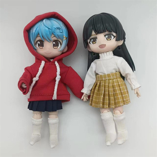 ob11 baby clothes pleated skirt ymy doll clothes bjd skirt 12 points body summer dress gsc body p9 can be worn