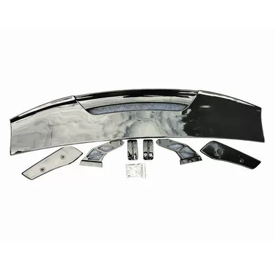 Automobile Universal Modified Two or Fixed wind wing - universal-mad-rear-wing-glossy-black