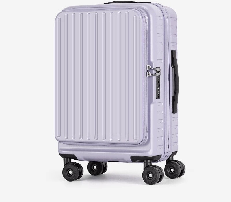 2025 新しい女性用横開きスーツケース 20inch 小型搭乗トロリーケース男性旅行パスワードボックス|undefined