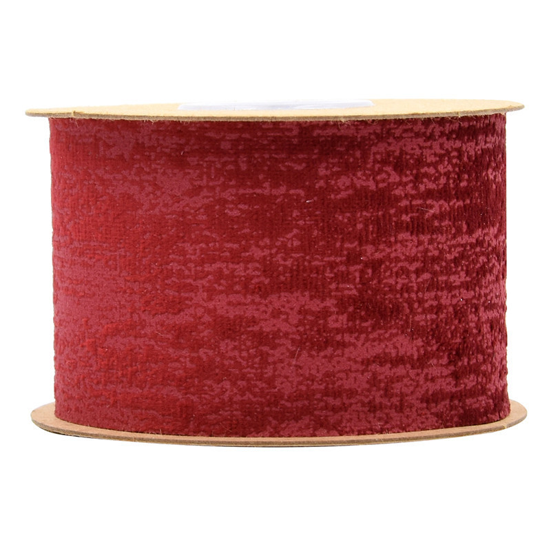 Nuevo color de contraste transfronterizo de tela de terciopelo de gamuza flores de regalo embalaje material de arco hecha a mano DIY cinta 5 metros