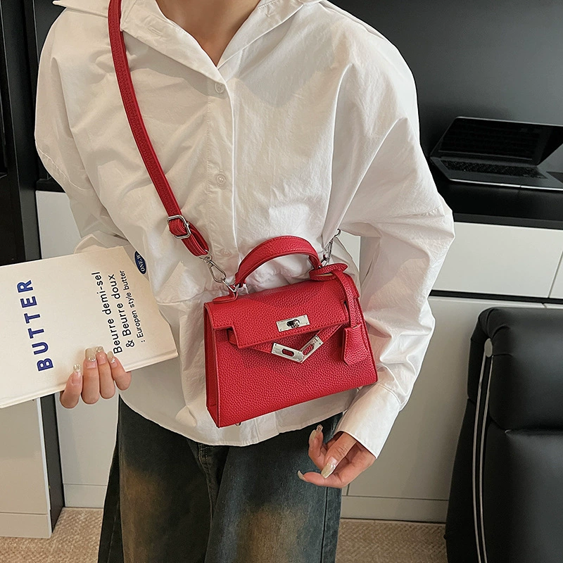 Small bag, handheld purse, high-quality style, western style