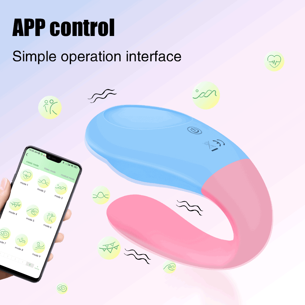 Wibrowator sterowany aplikacją z pilotem dla kobiet_voghion.com