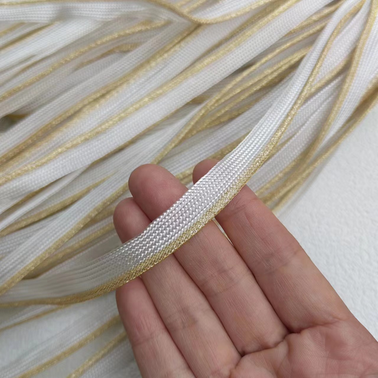 金银丝子母带 靠枕被子抱枕镶边装饰双针绣花线滚边绳服装辅料