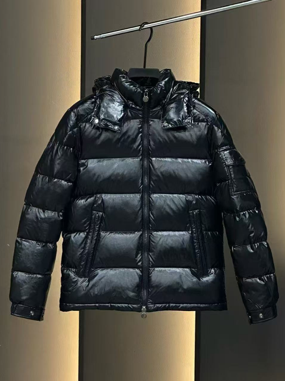[versión alta] chaqueta de plumón de invierno corta impermeable de estilo maya de moda ocio