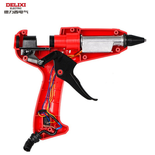 Delixi DHMGG W3 hot melt glue gun 40W glass glue gun manual hot glue gun red handle