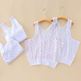 Cotton summer T-shirt, thin sports underwear, for middle age, loose fit