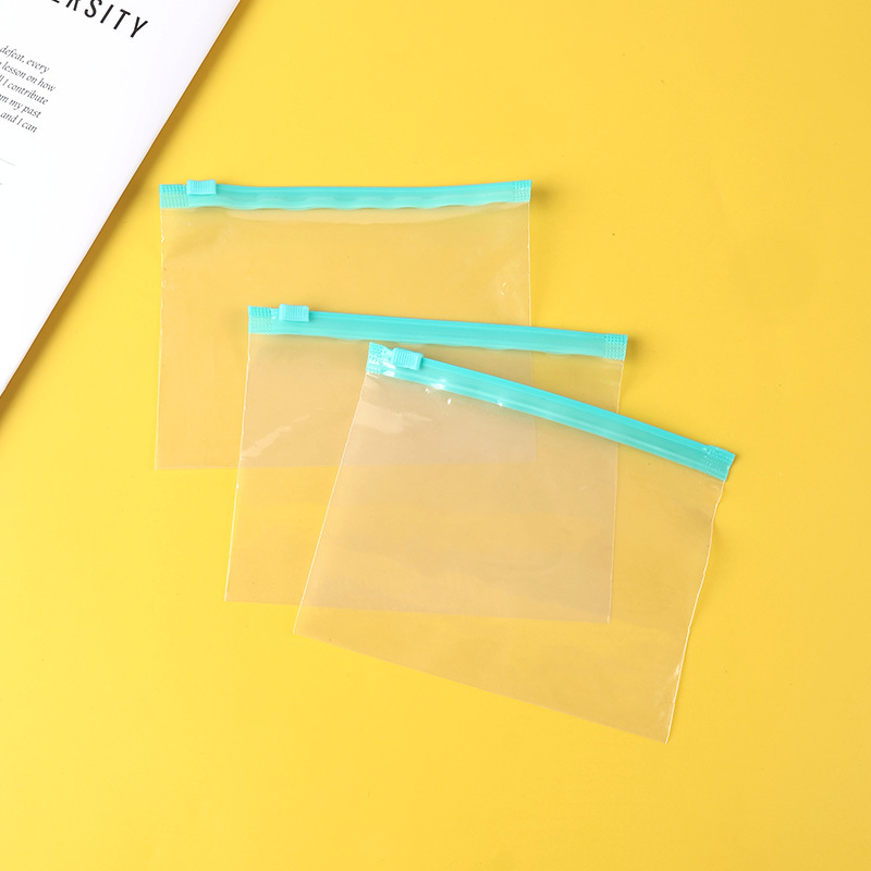 Plastic jewelry packaging bags, eco-friendly and reusable, refrigerator storage bags, transparent zipper bags, self-sealing bags wholesale