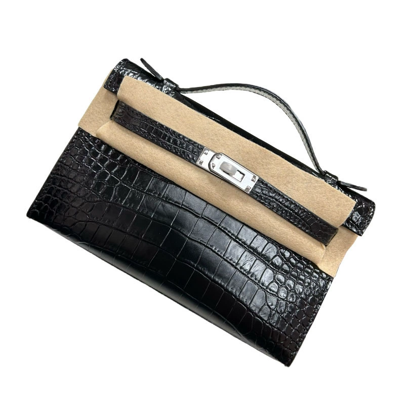 Universal shoulder bag for leisure, trend bag strap one shoulder, crocodile