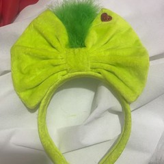 クロスボーダーのカチューシャの装飾は緑のクリスマスの祝日にまたがります。